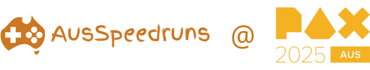 AusSpeedruns At PAX 2025 logo