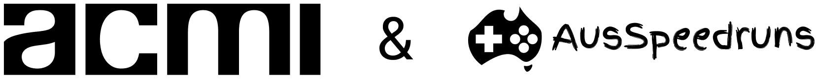 ACMI Speedrun Weekend Logo